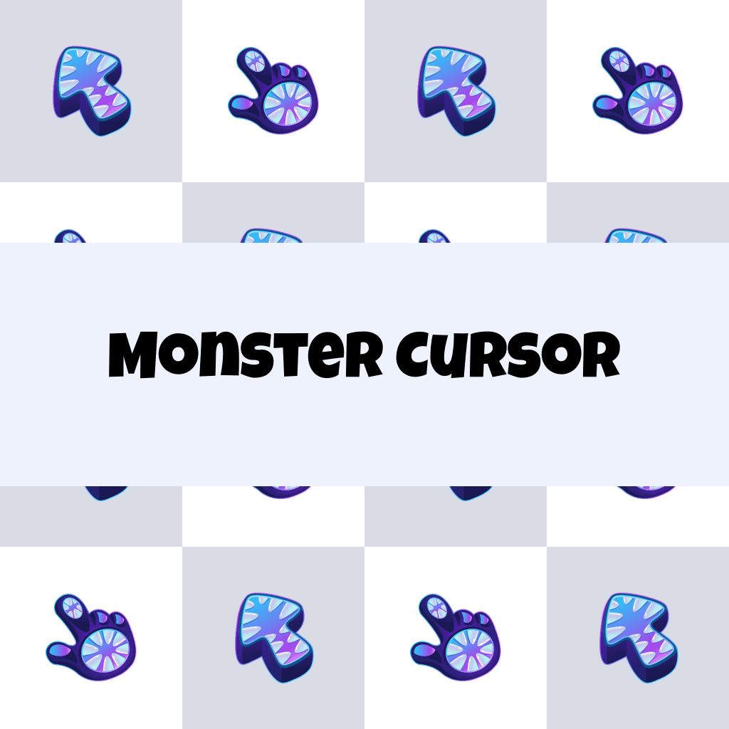 Preview Monster cursor custom cursor pack